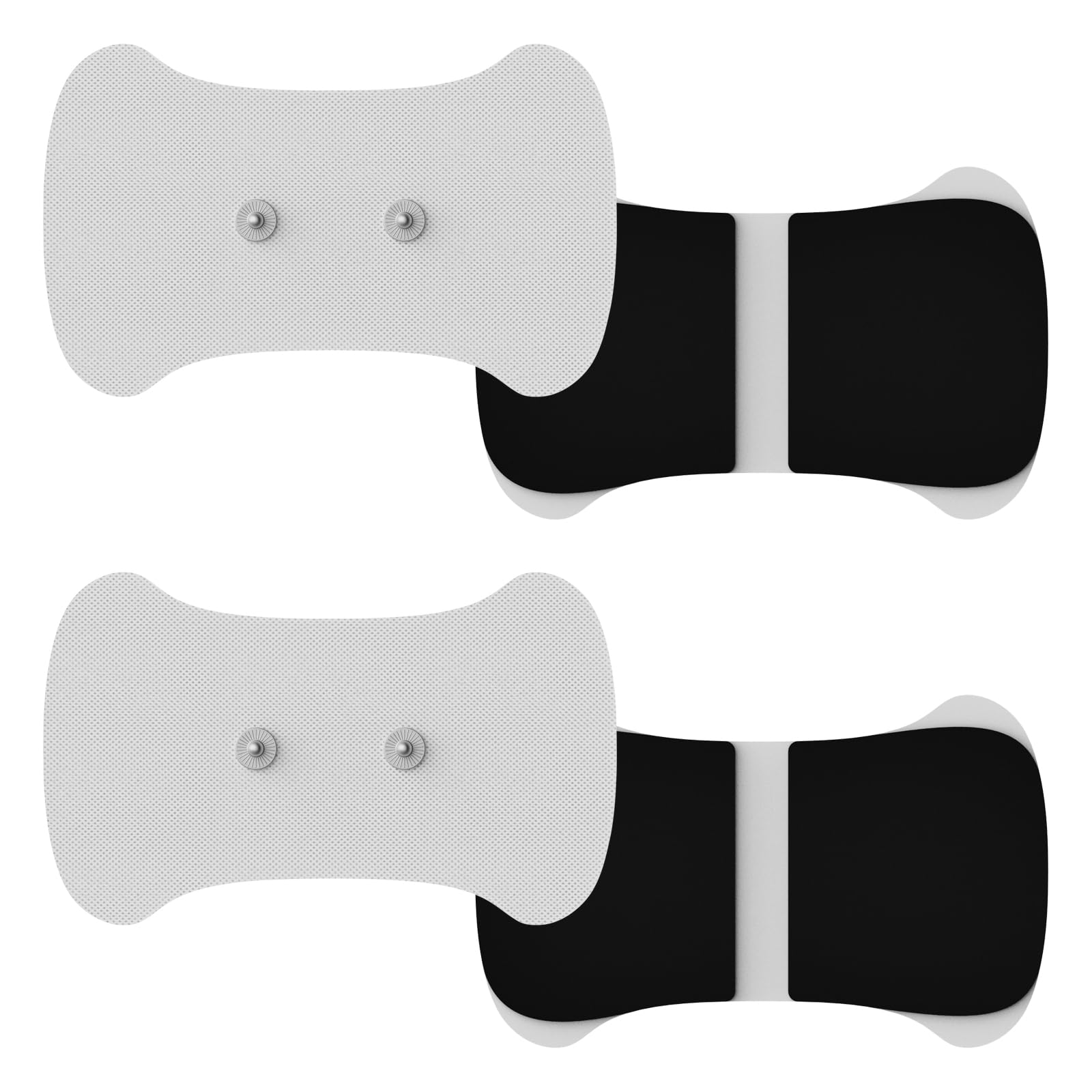 Premium Quality Tens Unit Electrode Pads - 4 Pack + |2 in" x |6 in" Replacement Pads for Pain Relief
| Standard |5mm Sn